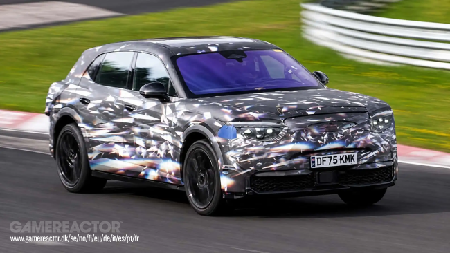 Hier is een eerste camoufleerde blik op Bentley's eerste elektrische auto