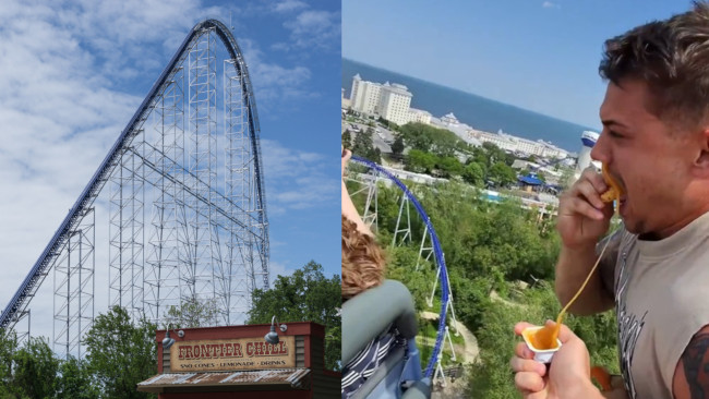 Man die kipnuggets at tijdens de achtbaan bij Cedar Point is levenslang verbannen van Six Flags
