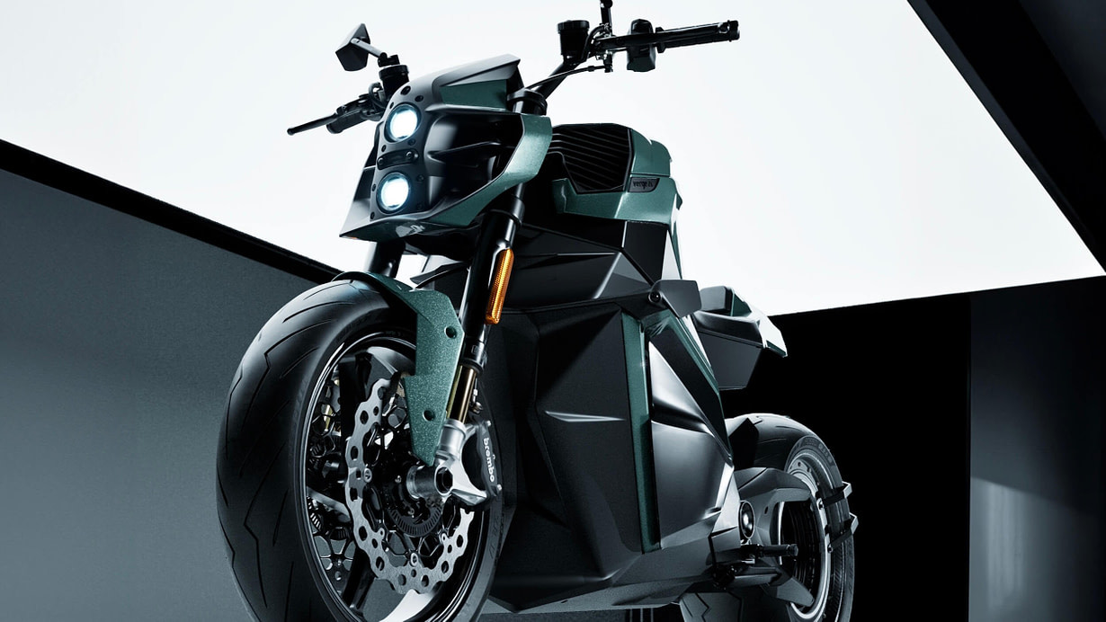 Verge Motorcycles shows off new bike with "eyesight"