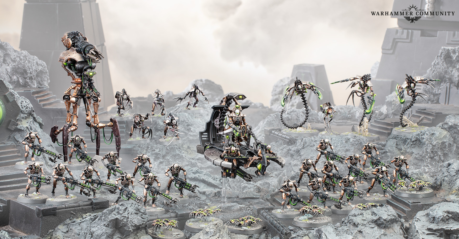 Mensen die geen Space Marines of Orks verzamelen, juichen als