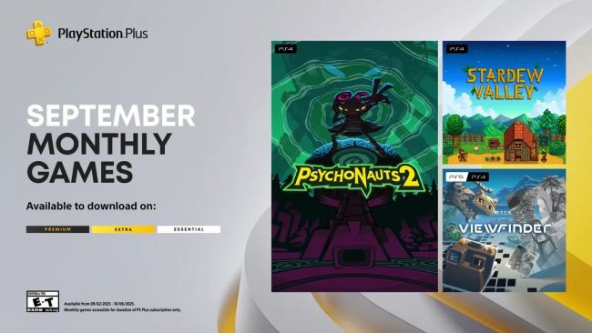 Psychonauts 2, Viewfinder en Stardew Valley zijn vanaf september gratis verkrijgbaar bij PlayStation Plus