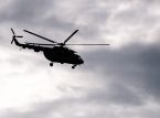 Oekra&iuml;ense drone schiet Russische Mi-8 helikopter neer in de lucht, 200 kilometer in Rusland