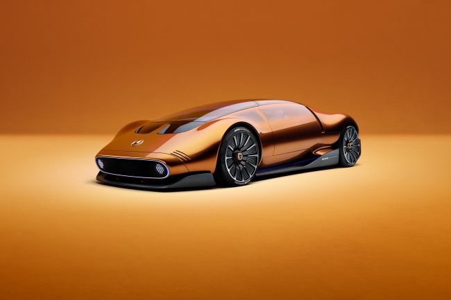 Mercedes presents futuristic-looking electric supercar concept