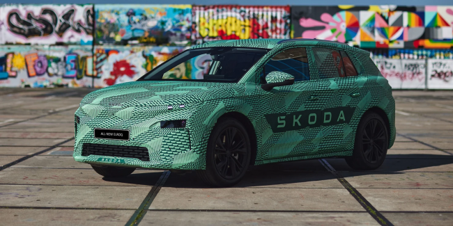 Skoda onthult nieuwe volledig elektrische compacte SUV