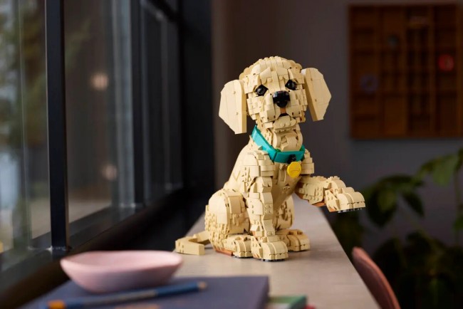 Lego presenteert een schattige Golden Retriever Puppy set