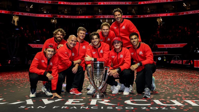 Team World verslaat Team Europe op Laver Cup in San Francisco
