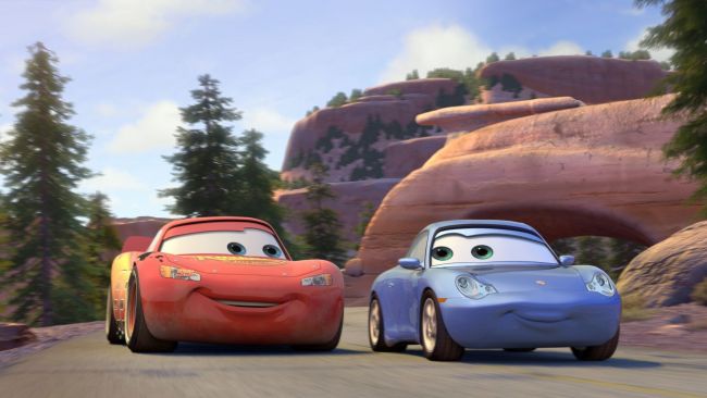 Lightning McQueen and Sally Carrera are finally reunited