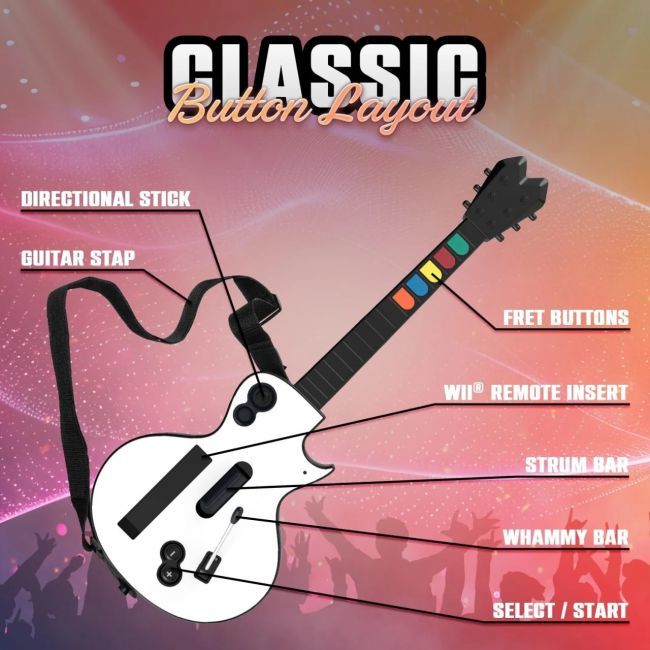 Hyperkin brengt nieuwe Guitar Hero-gitaar uit voor Nintendo's Wii