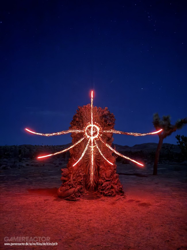 Standbeeld in de woestijn bereidt zich voor op Divinity's grote aankondiging tijdens The Game Awards