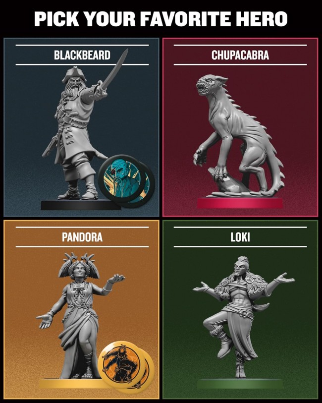 We hebben bordspellen gespeeld met piraten, goden en monsters in Unmatched: Battle of Legends - Volume Three