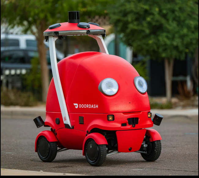DoorDash introduceert schattige autonome robot om uw items te bezorgen