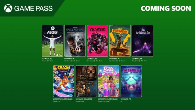 Crash Bandicoot, FC 25, Warhammer 40.000 en Remedy's nieuwste titel die wordt toegevoegd met Game Pass
