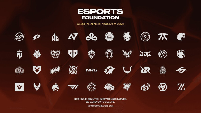 Esports Foundation onthult zijn 40 Club Partnerorganisaties voor 2026