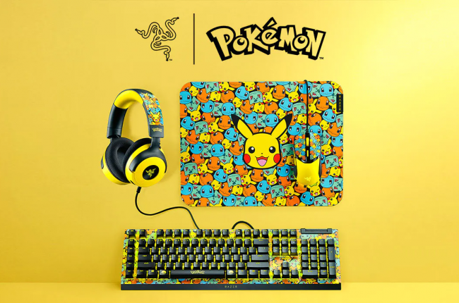 De Pokémon-samenwerking van Razer omvat vier items met een Kanto-thema