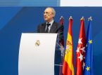 Real Madrid-president Florentino P&eacute;rez kondigt nieuwe verkiezingen aan en zegt op bizarre persconferentie dat hij niet zal aftreden