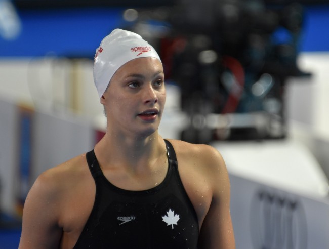 Canadese olympiër zwemster Penny Oleksiak is voor twee jaar geschorst omdat ze haar verblijfplaats niet had laten weten