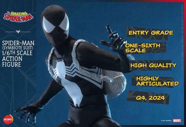 Hot Toys onthult nieuwe Spider-Man figuur met symbiont
