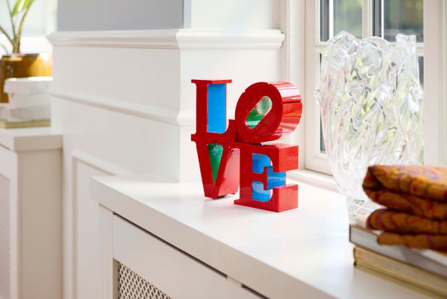 Lego Art wordt romantisch met liefde set