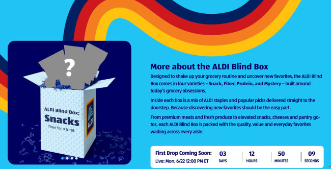 Aldi omarmt de blind box-trend met een beperkte weggeefactie