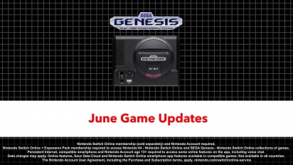 Nintendo Switch Online - Game-update voor Sega Mega Drive van juni 2022