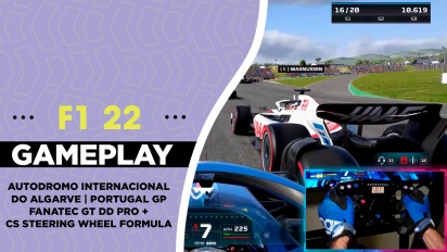 F1 22 - Portugal GP Formula Racing Wheel Gameplay