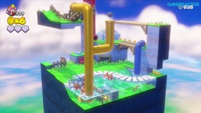 Captain Toad: Treasure Tracker: Mission 2-5 Floaty Fun Water Park Gameplay