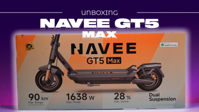 Navee GT5 Max Urban Electric Scooter - Uitpakken