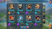 Lords Mobile - A Selection of 8 Heroes