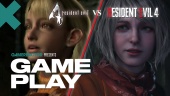Resident Evil 4 Remake vs Original Gameplay Comparison - Ontmoeting met Ashley Graham