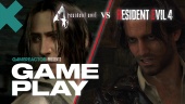 Resident Evil 4 Remake vs Original Gameplay Comparison - Leon &luis Sera verdedigen de cabine