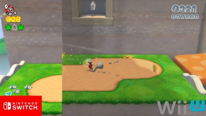 Super Mario 3D World - Nintendo Switch vs Wii U Graphics Comparison
